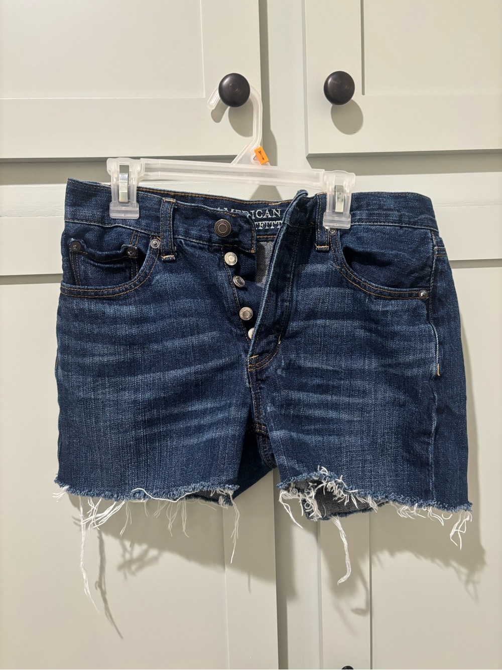 American Eagle Vintage Hi-Rise Denim Cutoff Shorts Blue Size 4